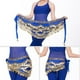 thumbnail image 1 of Bufanda de cadera Baoblaze danza del vientre 328 monedas Azul talla única, 1 of 8