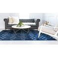 thumbnail image 6 of Marilyn Monroe Glam Collection Area Rug - Trellis (2' x 3' 1" Rectangle Navy Blue Silver/Silver), 6 of 8