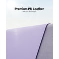 thumbnail image 2 of Protector de escritorio Ysagi de piel impermeable, morado claro, 80 x 40 cm, 2 of 9