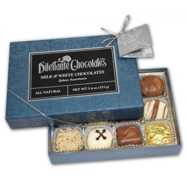Galaxy Chocolate Gift Box 12 Piece Milk And White Chocolates by