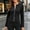 Black, variant on Suede Jacket for Women Crew Neck Long Sleeve Solid Color Slim Fit Softshell Jacket Comfortable Lightweight Fashion Coats Outdoor Photography Dressy Casual S Beige