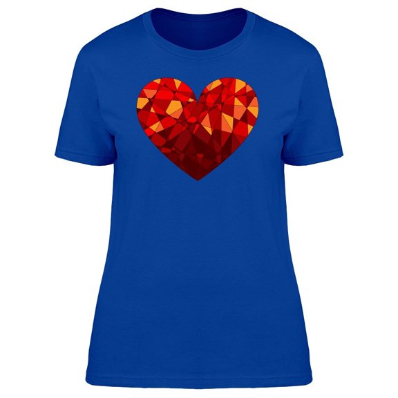 Red Mosaic Heart Tee Women's -Image by Shutterstock