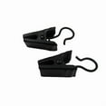 thumbnail image 2 of Curtain Rod Hooks With Clips Drapery Eletroplating Iron Rings With Hooks Home Decoration Black 100Pack, 2 of 4