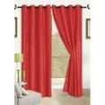 thumbnail image 2 of Kashi Home Sherry Solid Color Semi-Sheer Grommet Single Curtain Panel, 2 of 7
