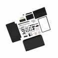 thumbnail image 2 of Full Housing Case Cover Shell Repair Parts Complete Replacement Kit For Nintendo 3ds Xl Black, 2 of 5