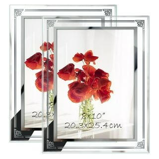 Calenzana 8x10 Picture Frame Sparkle Glass Photo Frames for Tabletop, 8 x  10 inch, 2 Pack