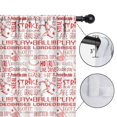 thumbnail image 4 of Blackout Kids Curtains,Red Baseball Terms Pattern Childrens Insulated Curtains Set Of 2,Bedroom Essentials,Toddler Room Decor 52"x63", 4 of 5