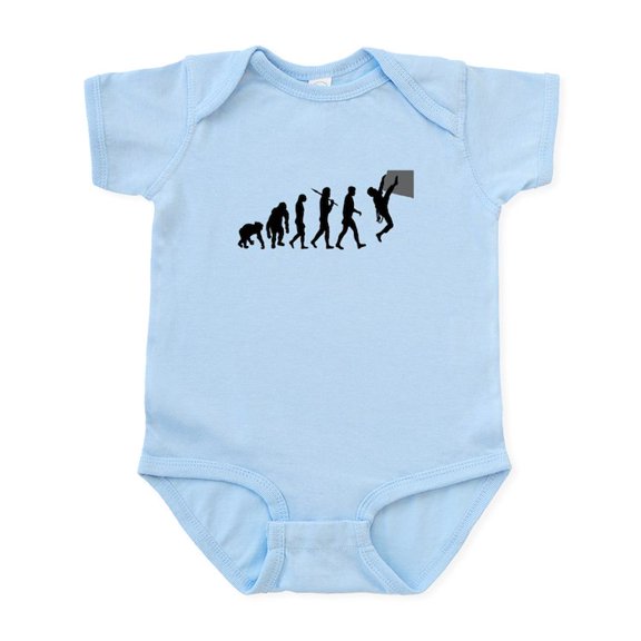 CafePress - Climbers Rock Climbing Infant Bodysuit - Baby Light Bodysuit, Size Newborn - 24 Months