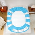 thumbnail image 5 of Homewish Fashion American Flag Full Size Sheets, Blue Plaid Stripes Bed Sheets, Modern Abstract Ombre Sheet Sets, Ultra Soft Bedroom Decor, 4pcs, 5 of 7