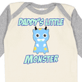 thumbnail image 4 of Inktastic Daddys little monster Boys or Girls Long Sleeve Baby Bodysuit, 4 of 5