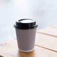thumbnail image 3 of Blue Lake 8 oz Disposable Coffee Cups with lids, 100 Count, Premium Double Wall Insulated Hot Beverage Cups, No Need for Sleeves, 3 of 6