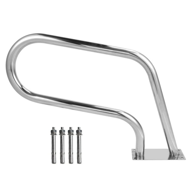 Thickened Swimming Pool Handrail 304 Stainless Steel Pool Stair Rail for Private Swimming Pools