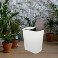 thumbnail image 4 of OULII 1Pack Recycling Bin For Kitchen Home Beige PP For Families, 4 of 8