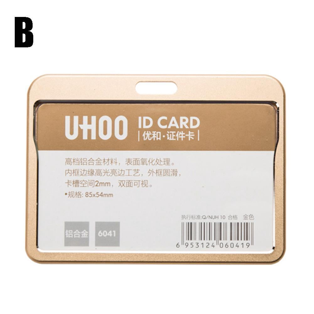 Waterproof Pvc Transparent Work Card Holder Employee Nurse Doctor Name Tag Id Badge Card Holder Office Supply
