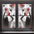 thumbnail image 3 of Qmly Halloween Ghost Scary Clown Window Posters for Halloween Decorations, Bloody Creepy Clown Window Decals for Haunted House Party Indoor Outdoor, Horror Clown Window Stickers for Spooky Holiday De, 3 of 3