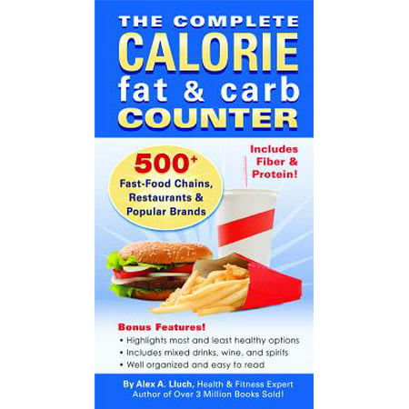 The Complete Calorie, Fat & Carb Counter (Best Food Calorie Counter)