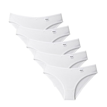 

Women s 5 Pcs Panties Sexy Underwear Bikini Thongs Panties Briefs Note Please Buy One Size Larger