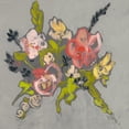 thumbnail image 3 of Goldberger, Jennifer 20x20 Black Modern Framed Museum Art Print Titled - Blush and Paynes Bouquet II, 3 of 5