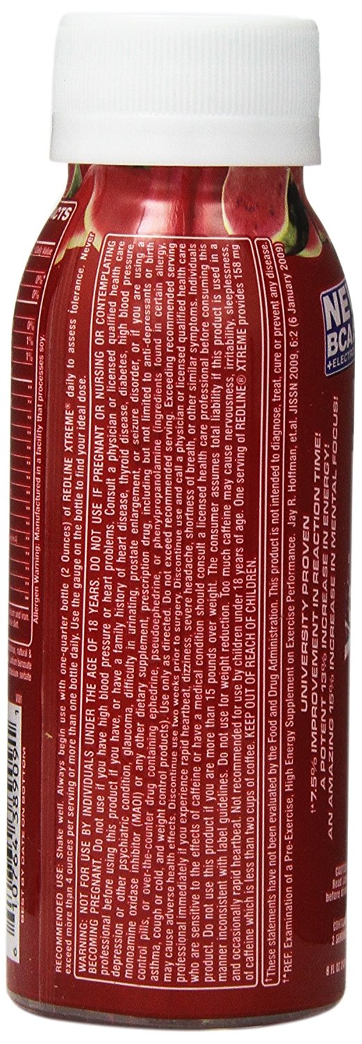 VPX Redline Xtreme RTD - Watermelon, 6 - 4 Packs 8 fl oz (240 ...