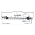 thumbnail image 4 of TrakMotive CV Axle Shaft HO-8090 Premium; OEM Replacement, 4 of 5