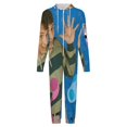 thumbnail image 4 of Blue'S Clues Women Men Pajamas Zipper Onesie Jumpsuit Hooded One Piece Sleepwear, 4 of 8