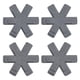 thumbnail image 2 of Protectores para ollas y sartenes, almohadillas divisorias para ollas, no tejidas, 3 tamaños, almohadillas separadoras para proteger separadores, utensilios de cocina, 12 Uds., 2 of 5