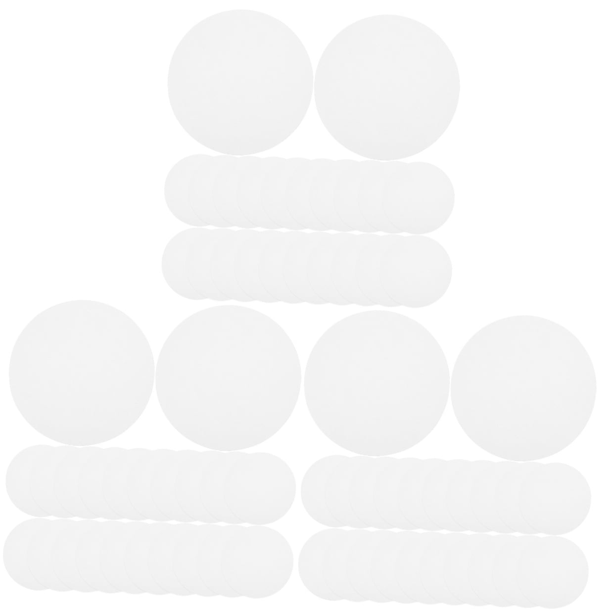 FUEENIRVA White Round Cardboard Sheets for Painting, Crafting, and Art Projects - and Easy to Use