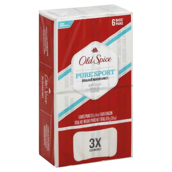 P & G Old Spice High Endurance Bar Soap, 6 ea