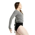 thumbnail image 4 of Capezio Ribbed Knit Wrap Sweater, 4 of 5