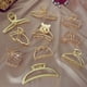 thumbnail image 4 of Pinzas para el pelo de Metal dorado para mujer, pinzas para el cabello Vintage, accesorios para el cabello para niña, bandas grandes fijas para el cabello, horquillas de moda, diadema, 4 of 4