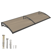 32" x 60" Awning over Window Door Canopy Patio Shade Cover PC Sheet Large Sink