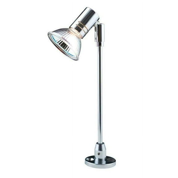 Jesco Lighting SP103-S06-CH 50W Spot Light with Base Rods, Chrome