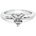 thumbnail image 3 of 3 Carat IGI Certified Heart Shape Lab Grown Diamond Engagement Ring | 14K White Gold | Juniper Crossover Solitaire Diamond Ring | FG-VS1-VS2 Quality Friendly Diamonds, 3 of 5