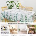 thumbnail image 6 of Eucalyptus Leaves Rectangle Tablecloth Spring Summer Tablecloth Indoor/Outdoor Stain and Wrinkle Resistant Rectangle Table Cloth for Easter Picnic and Kitchen 60"x84", 6 of 6