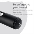 thumbnail image 3 of Digital Alcohol Tester Accurate Professional Electronic Breathalyzer Alcohol Test Tools A,1 * Car Air Purifier,Black, 3 of 5