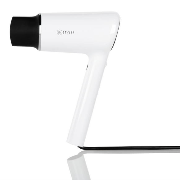InStyler 7X Sèche-Cheveux Portable Professionnel Intelligent avec Peigne Démêlant - 7X Plus d'Ions pour Séchage Rapide, Réduction des Frisottis et Cheveux Sains - Inclut Pause Mains Libres