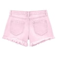 thumbnail image 6 of Denim Shorts Women Womens Shorts Jeans Y2k Outfits Summer Vintage Low Rise Ripped Distressed Skinny Mini Denim Shorts, 6 of 6