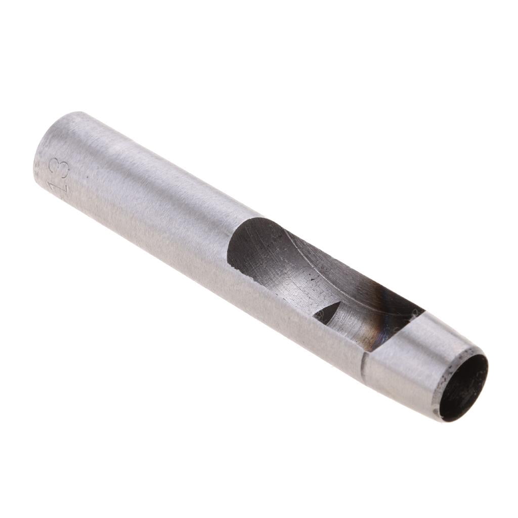 Nishiyuenyi 2pcs Round Hollow Punch Leather Craft Punch Tool Hollow Hole Punch Cutter Tool
