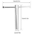thumbnail image 4 of Tornillo para Pesca en Hielo FLhrweasw Clavijas Universales Metal para Acampar Al Aire Libre, 4 of 9