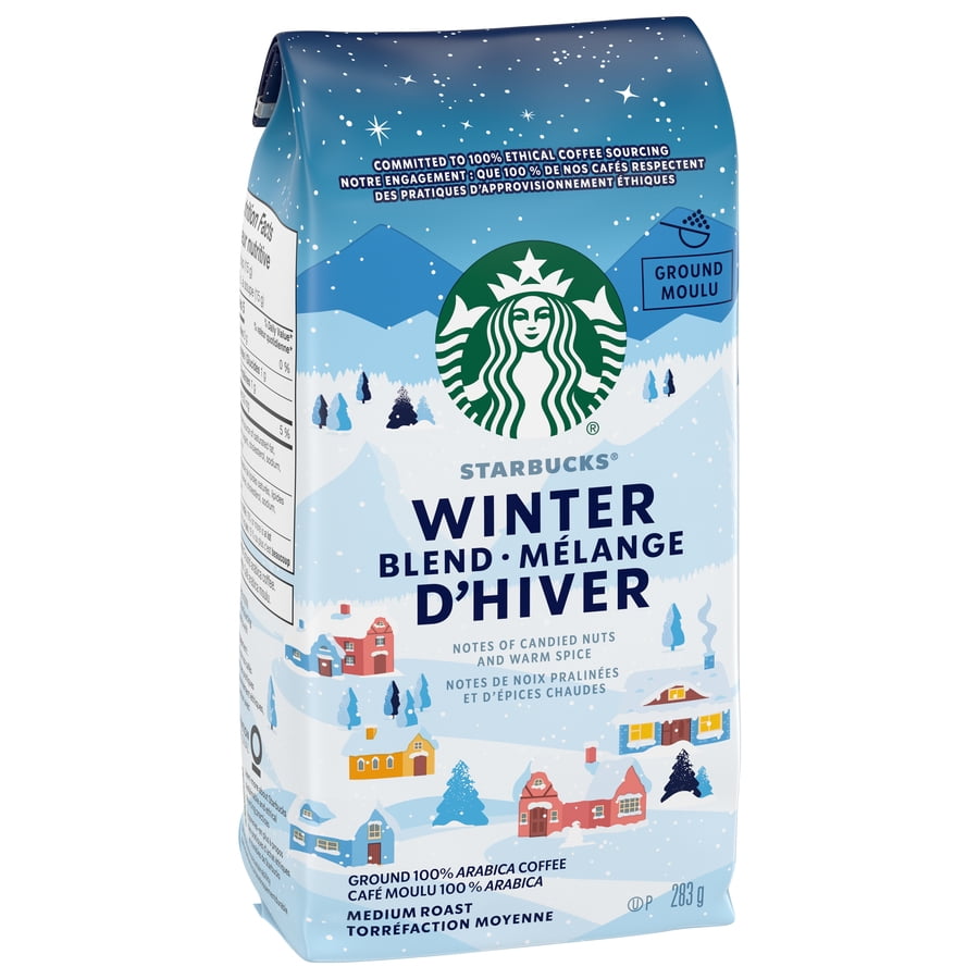 Café moulu STARBUCKS Mélange d'hiver Sac de 283 g