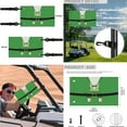 thumbnail image 5 of Jeiento 4 PCS Golf Cart Seat Cover with Golf Cart Steering Wheel Cover and 2PCS Golf Cart Flags St. Patrick's Day Clothing Steering Wheel Wrap Cover Universal Seat Blanket Golf Cart Banner Flag, 5 of 5
