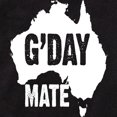 thumbnail image 2 of CafePress - Australia Outline Silhouette G Day Mate Body Suit - Cute Infant Bodysuit Baby Romper - Size Newborn - 24 Months, 2 of 3