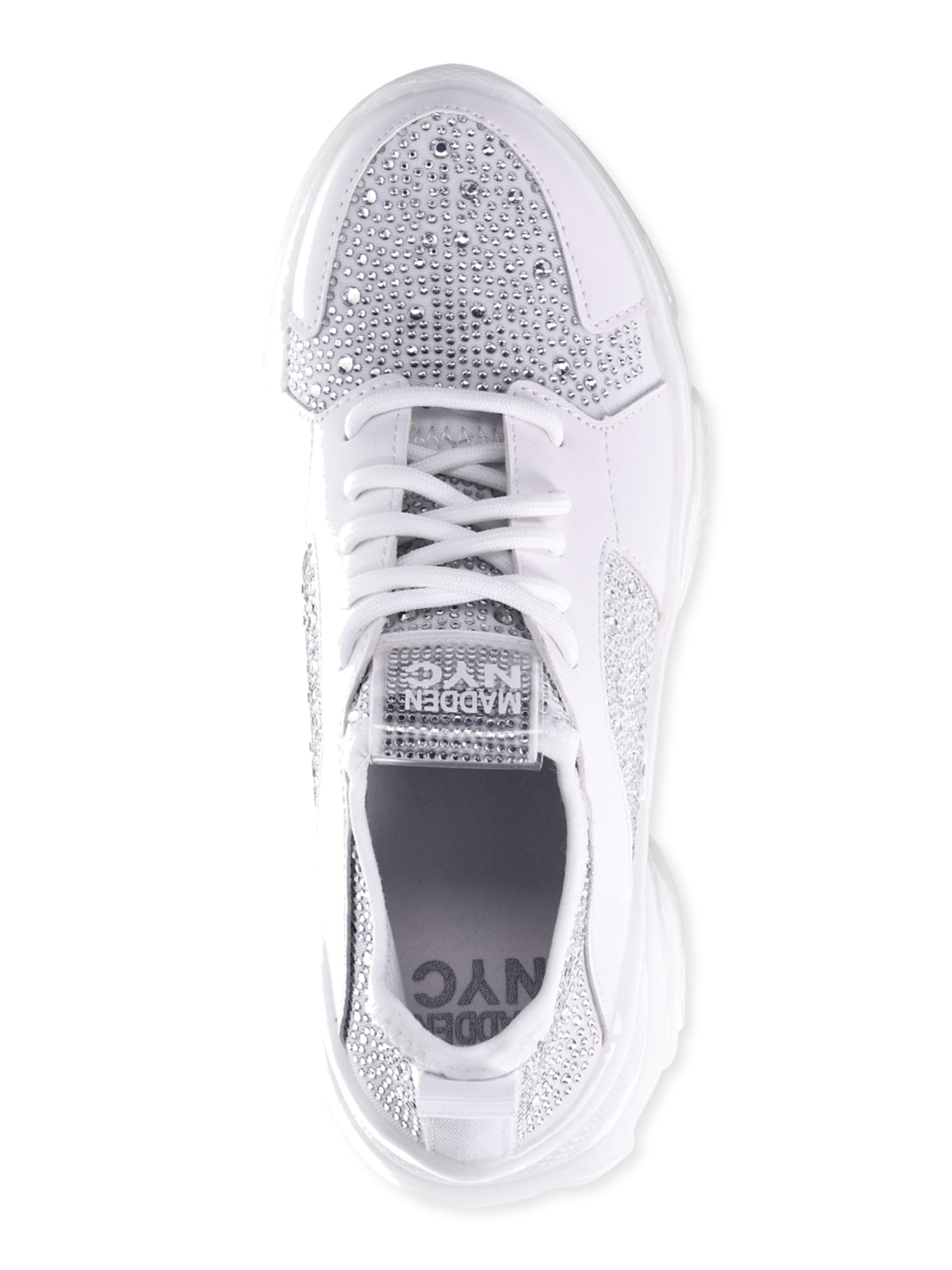 WOMEN'S MADDEN NYC RHINESTONE ATHLETIC SNEAKER