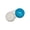 Blue, variant on Colorful Contact Lens Cases, Leak-Proof Dual Lens Containers with Left/Right Mark, Immersion Kit, Portable Contact Lens Holder for Travel & Daily Use, Outdoor Mini Contact Lens Case Screw Top,2pc.