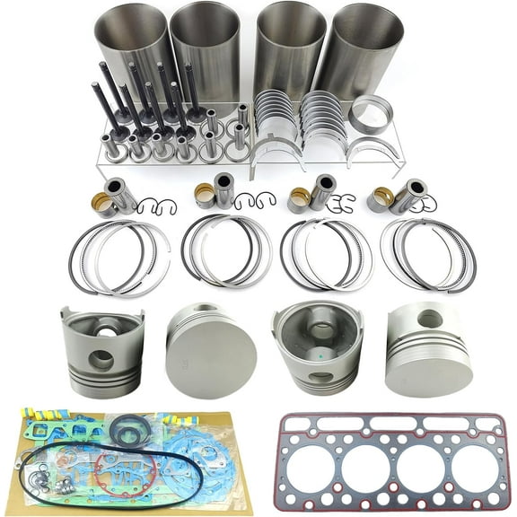 V1702 Engine Overhaul Rebuild Kit For Kubota V1702 IDI Indirect Injection Engine For Bobcat 442 645 733 743 1600 Skid Loader For Kubota Tractor L3350 L3250DT L3255F L355