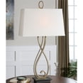 thumbnail image 2 of Uttermost Ferndale Scroll Metal Lamp in Antiqued Silver Champagne, 2 of 3