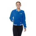 thumbnail image 6 of Women's New Era  Royal Seattle Seahawks Throwback Fleece Full-Snap Jacket, 6 of 7