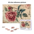thumbnail image 6 of 1000 PCS Jigsaw Puzzles 1000 Pieces Retro Romantic Rose,Brain Challenge,Puzzles Suitable For Entertaining With Family During Holidays,A Sincere Gift For Loved Ones,Classic Flower Wooden Puzzle, 6 of 6