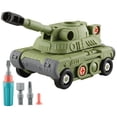 thumbnail image 1 of TISHITA DIY Small Tank Aircraft Car Model, Aircraft Vehicle Gestor DIY Educational Toys, Land, 1 of 8
