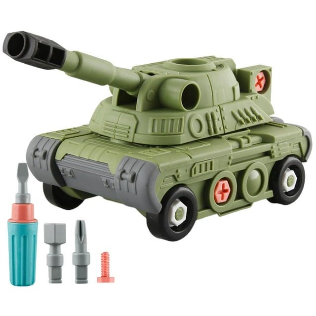 TISHITA DIY Small Tank Aircraft Car Model, Aircraft Vehicle Gestor DIY Educational Toys, Land